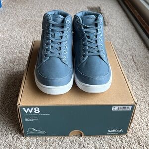 New Allbirds Women's Canvas Pacer Mids Sneakers 8